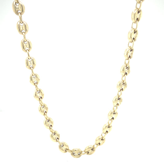 10K GUCCI PUFF NECKLACE  20'' | Luby Gold Collection | Luby 