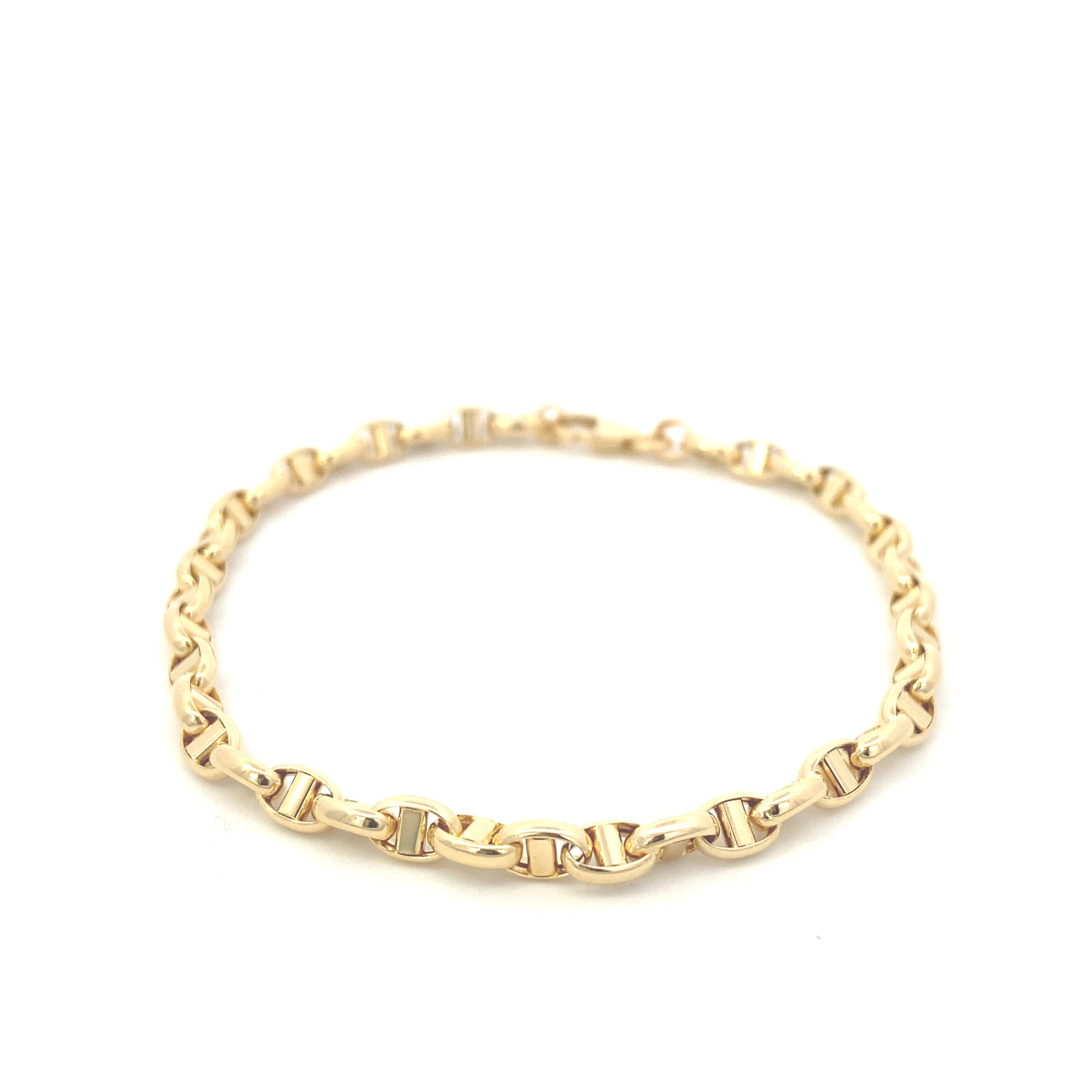 14K Gold Mariner Link Bracelet | Luby Gold Collection | Luby 