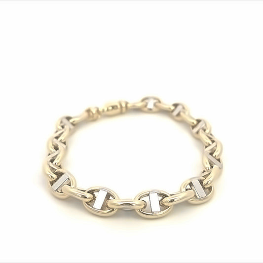 14K Gold 2T Mariner Bracelet | Luby Gold Collection | Luby 