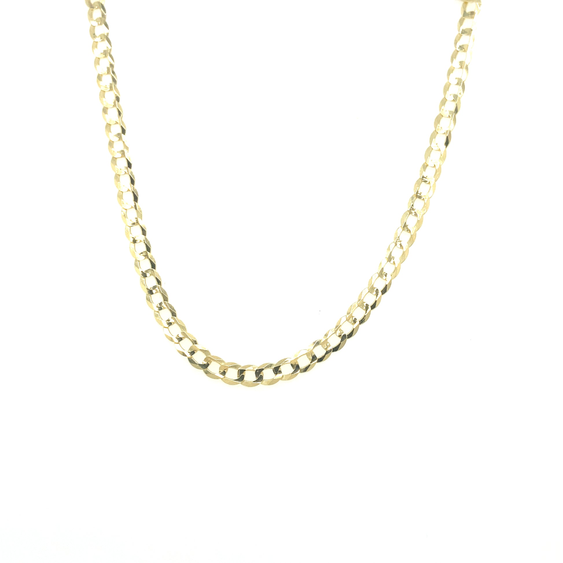 14K FLAT CUBAN CHAIN | Luby Gold Collection | Luby 