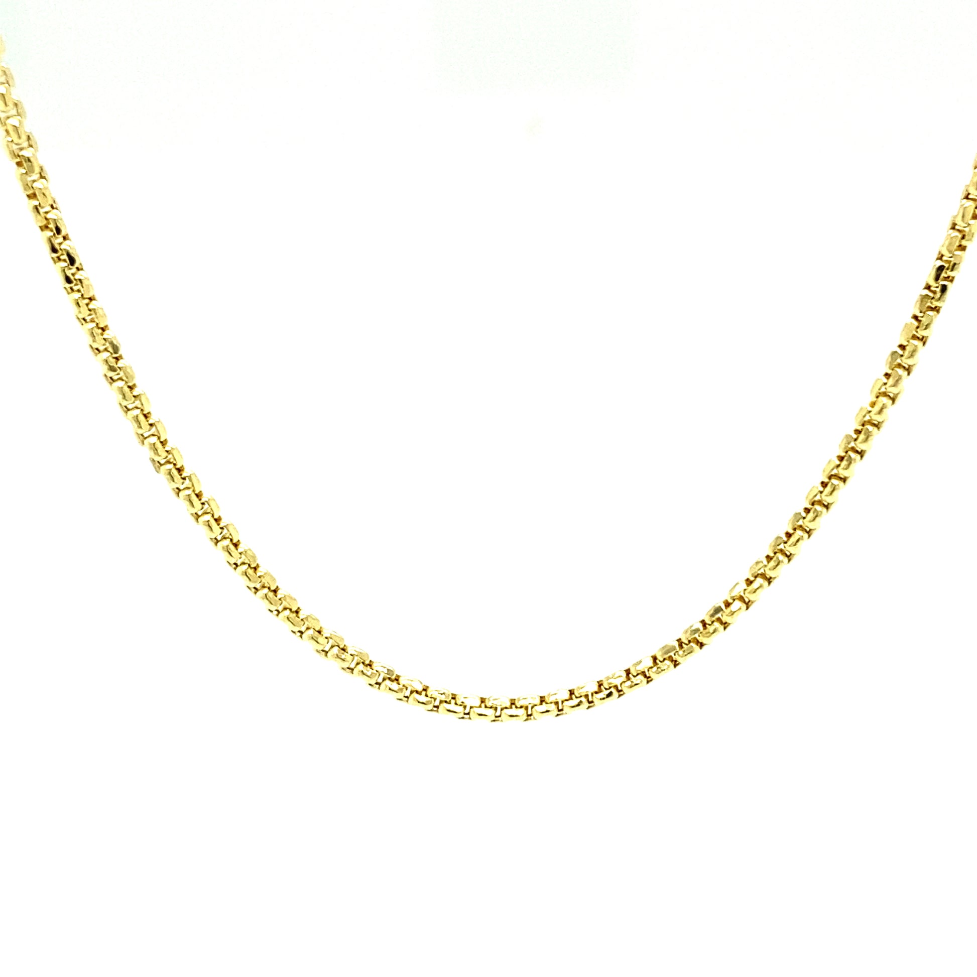 14K Gold Box Chain | Luby Gold Collection | Luby 