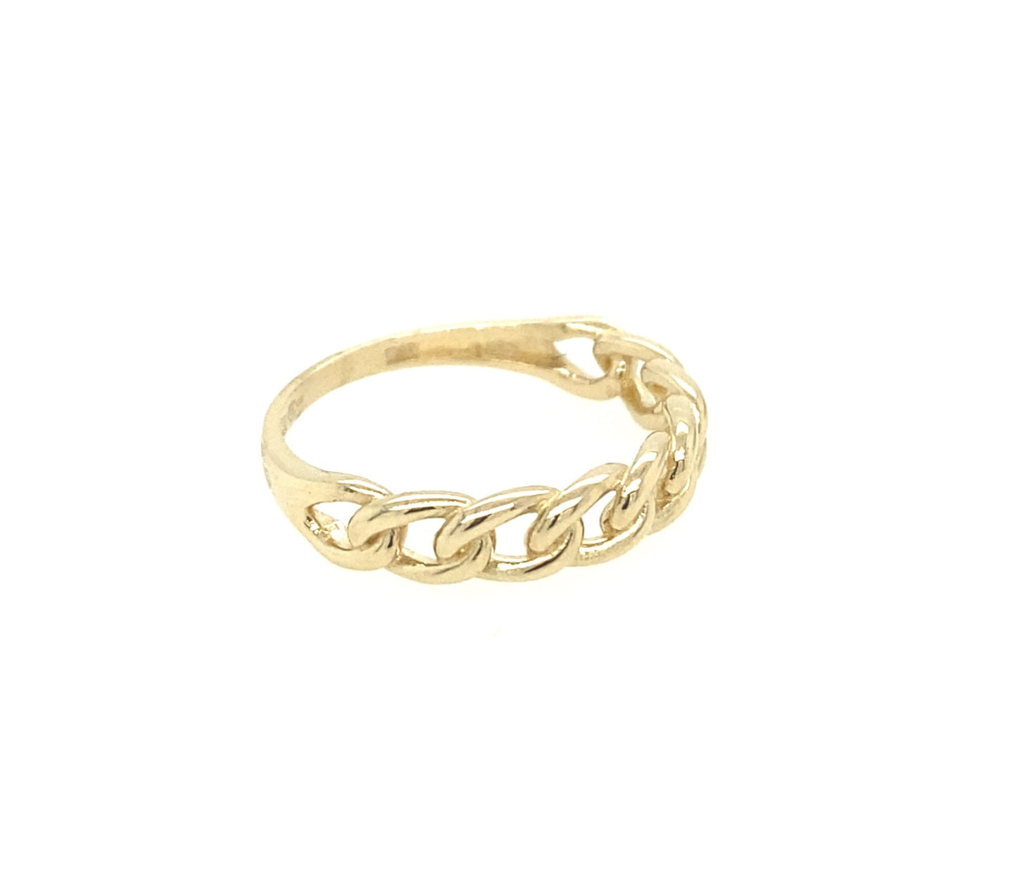 14K Gold Chain Links Ring | Luby Gold Collection | Luby 