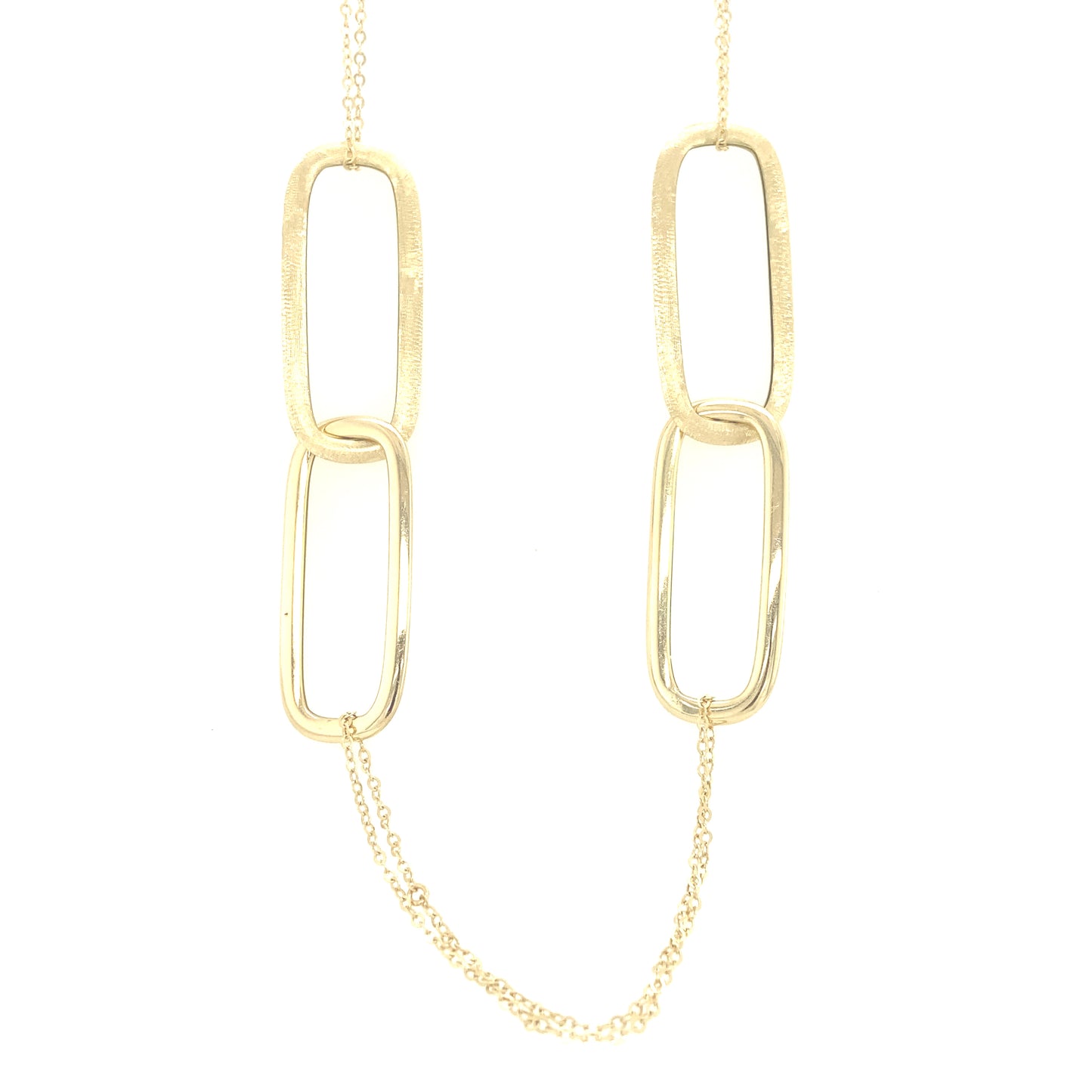 14K Long Fancy Chain with Large Rings | Luby Gold Collection | Luby 