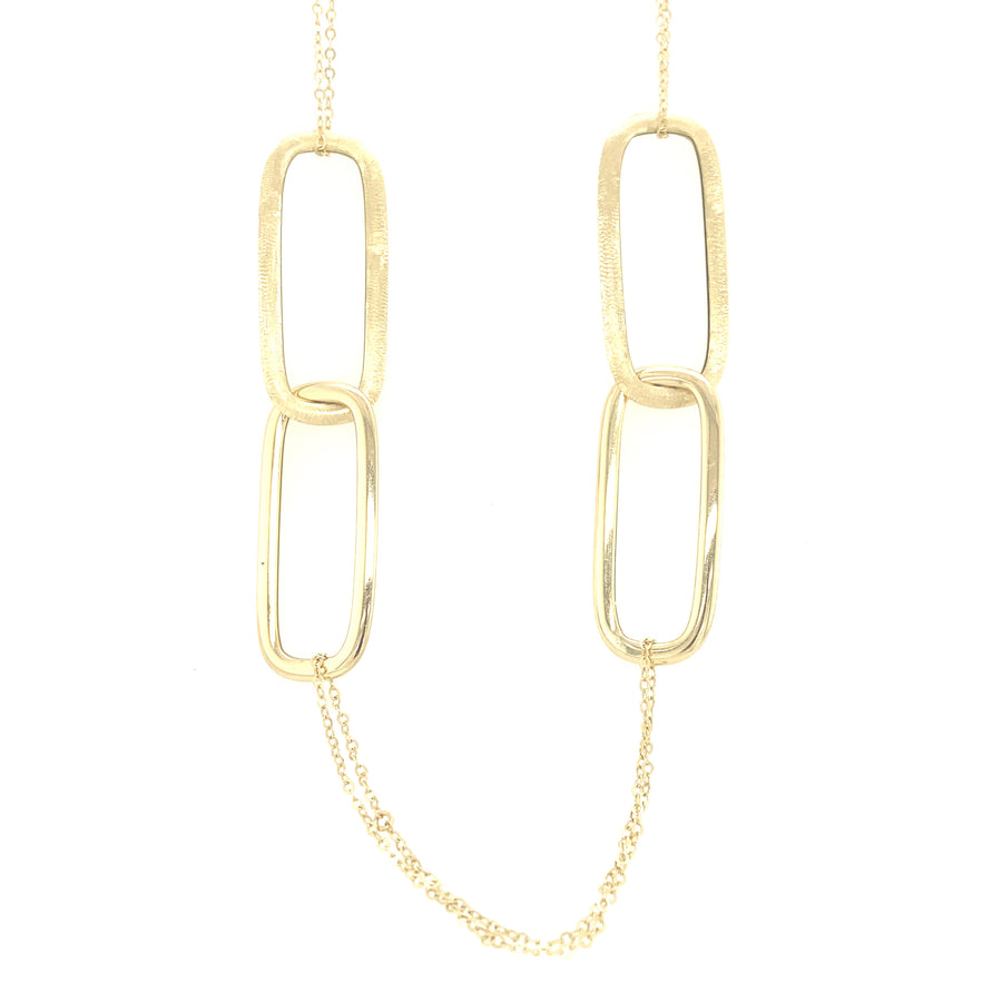 14K Long Fancy Chain with Large Rings