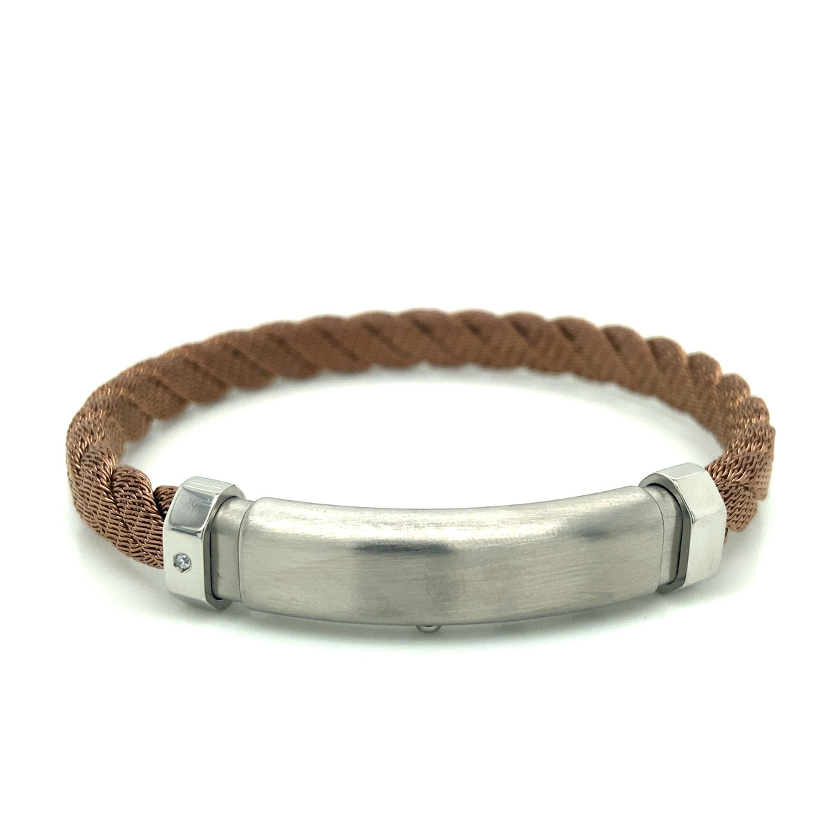 Borsari Stainless Steel Rope Bangle | BORSARI | Luby 