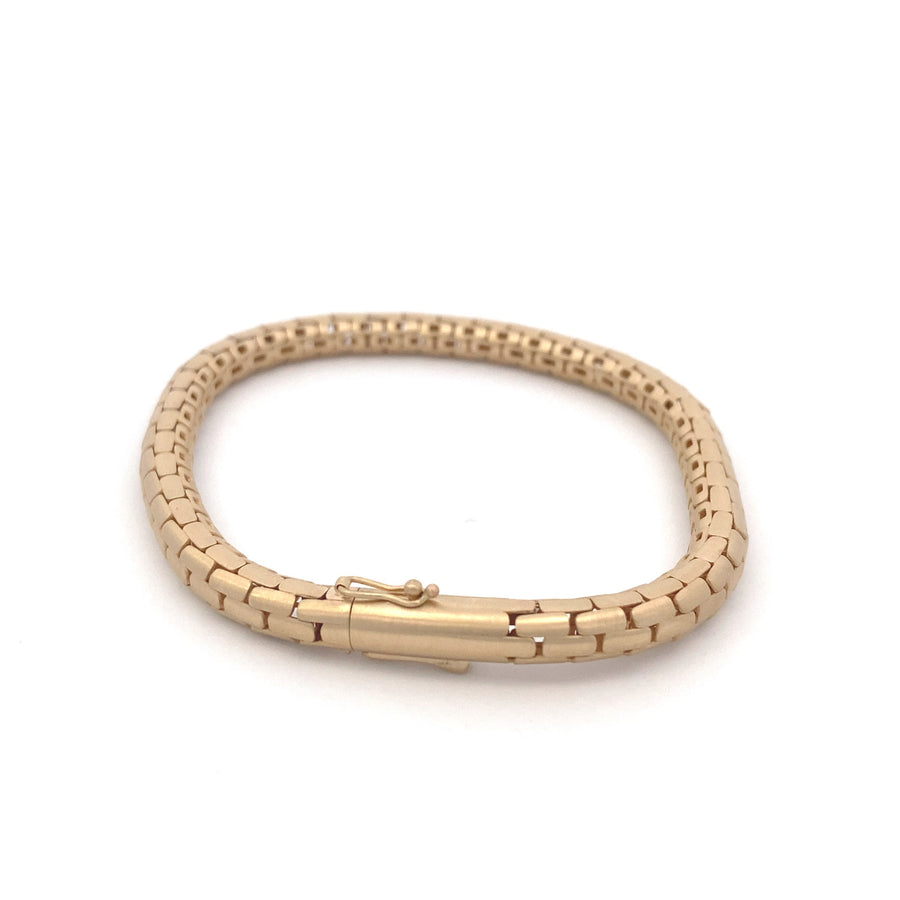 Gent's 14k Gold Snake Bracelet