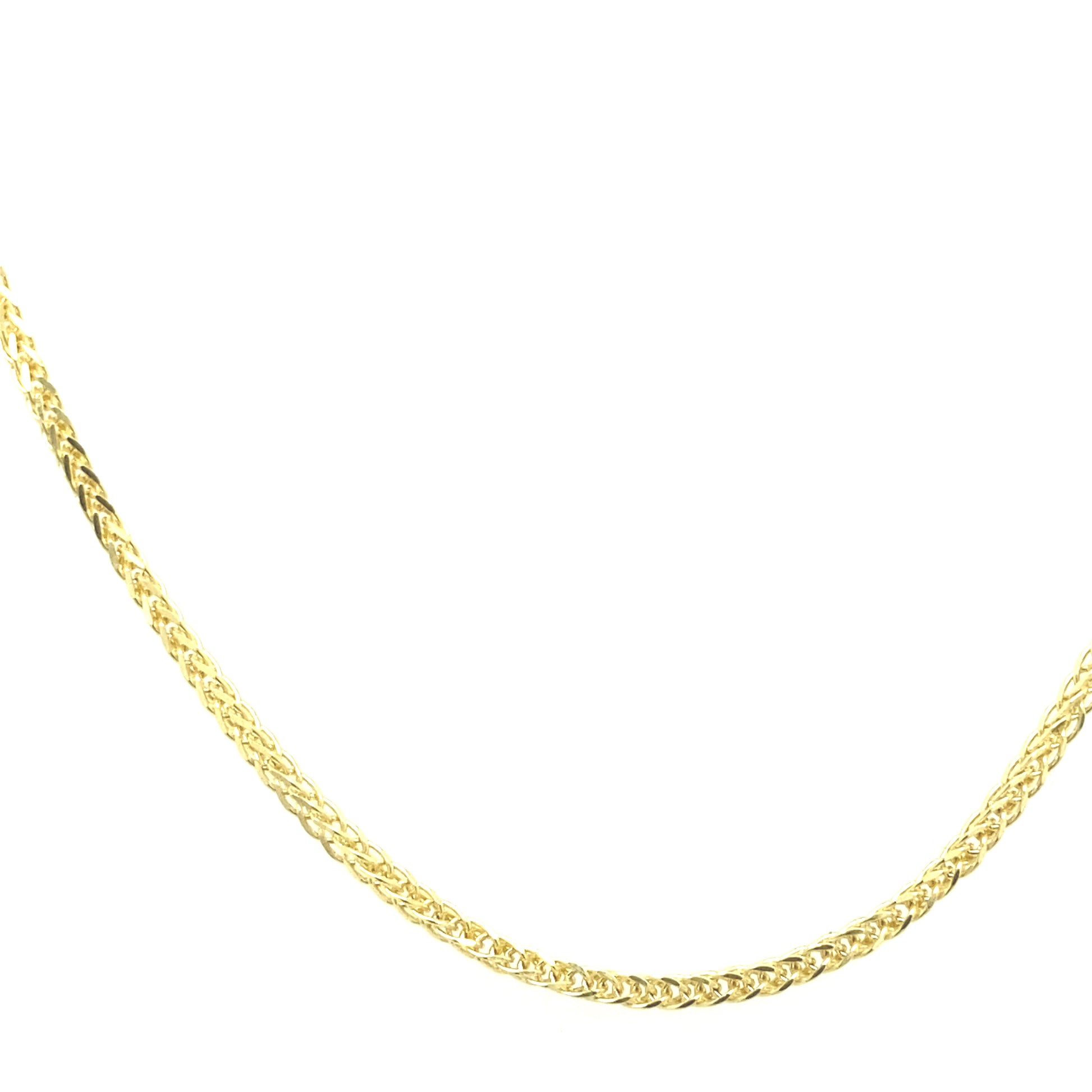 14k Gold Small Flexible Franco  Necklace | Luby Gold Collection | Luby 