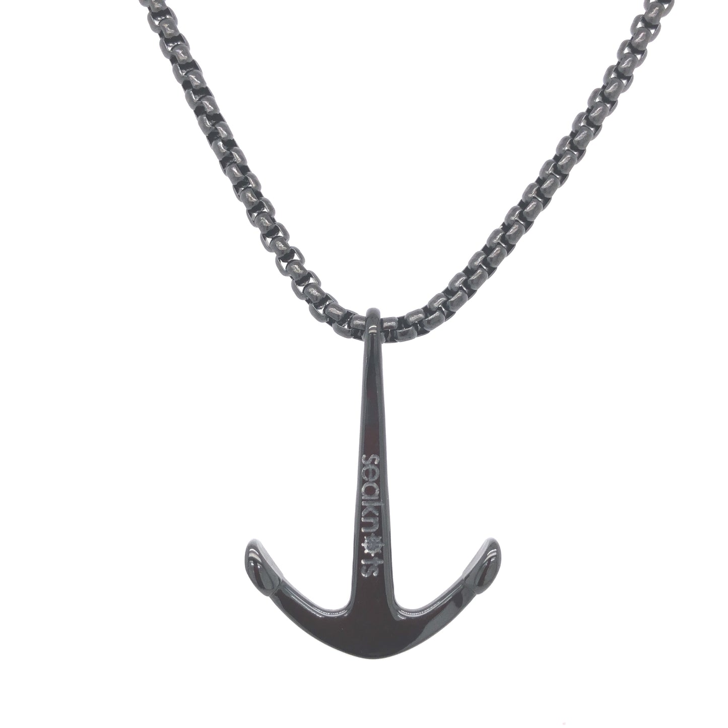 BOX CHAIN WITH ANCHOR | Seaknots | Luby 