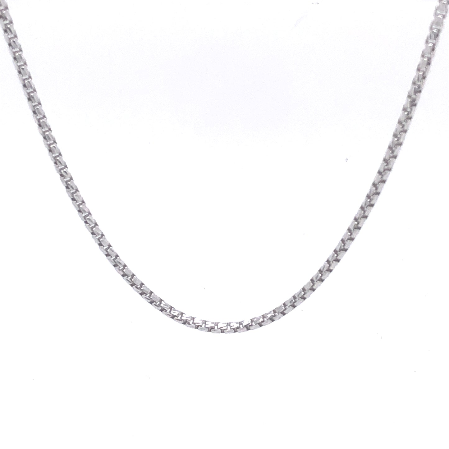 Sterling Silver Box Chain (20") | Luby Silver Collection | Luby 