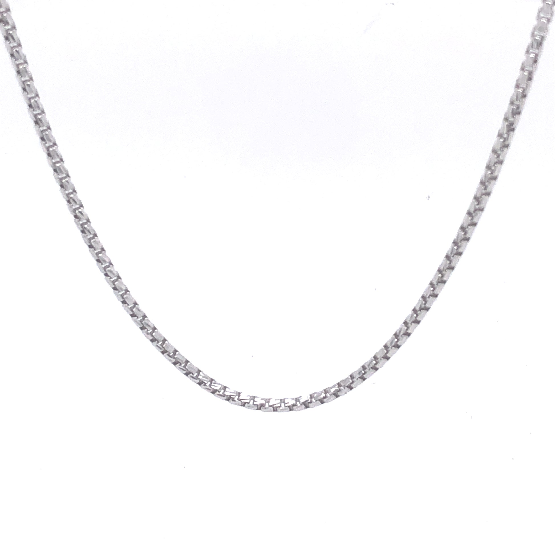 Sterling Silver Box Chain (20") | Luby Silver Collection | Luby 