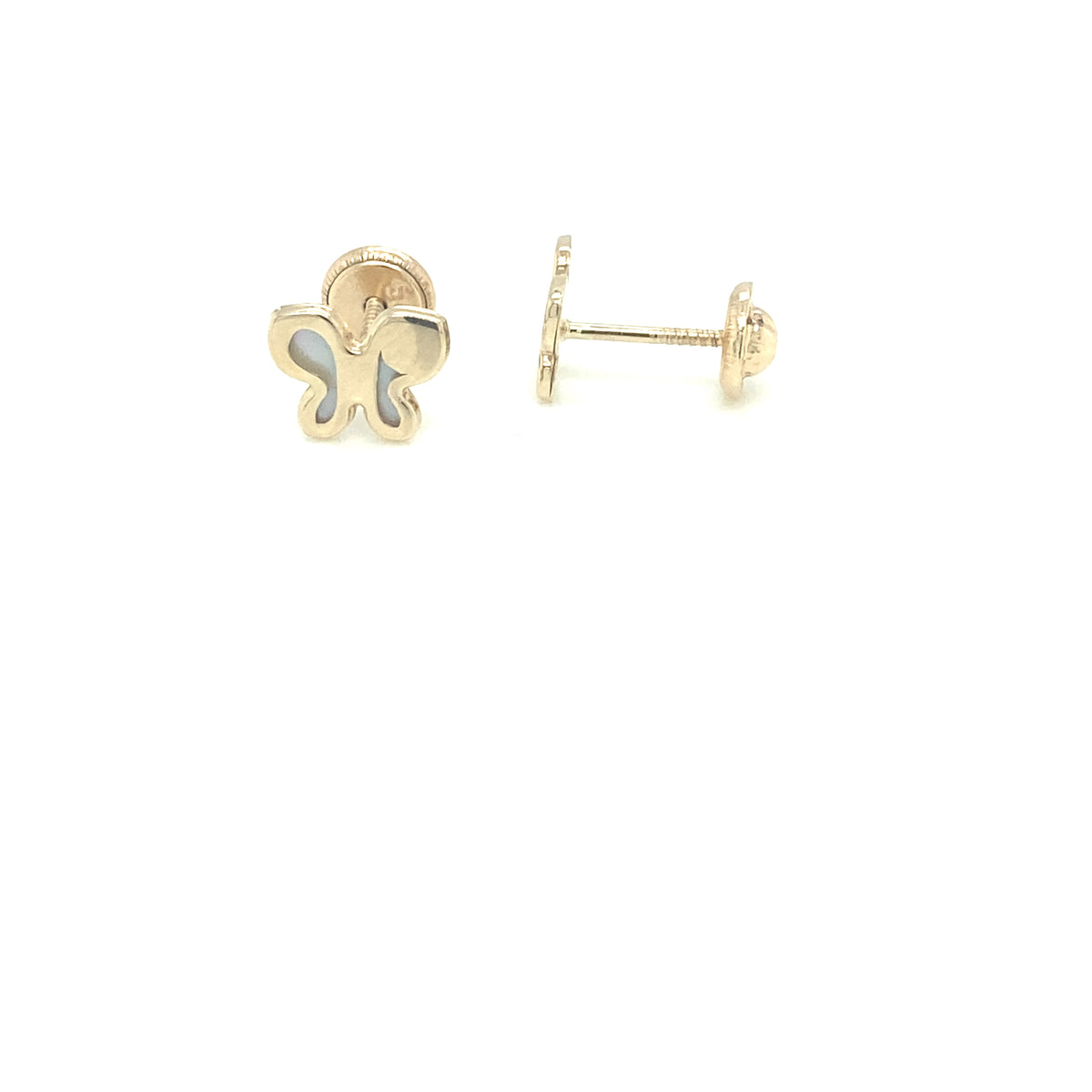 14K MOTHER OF PEARL BUTTERFLY | Luby Gold Collection | Luby 