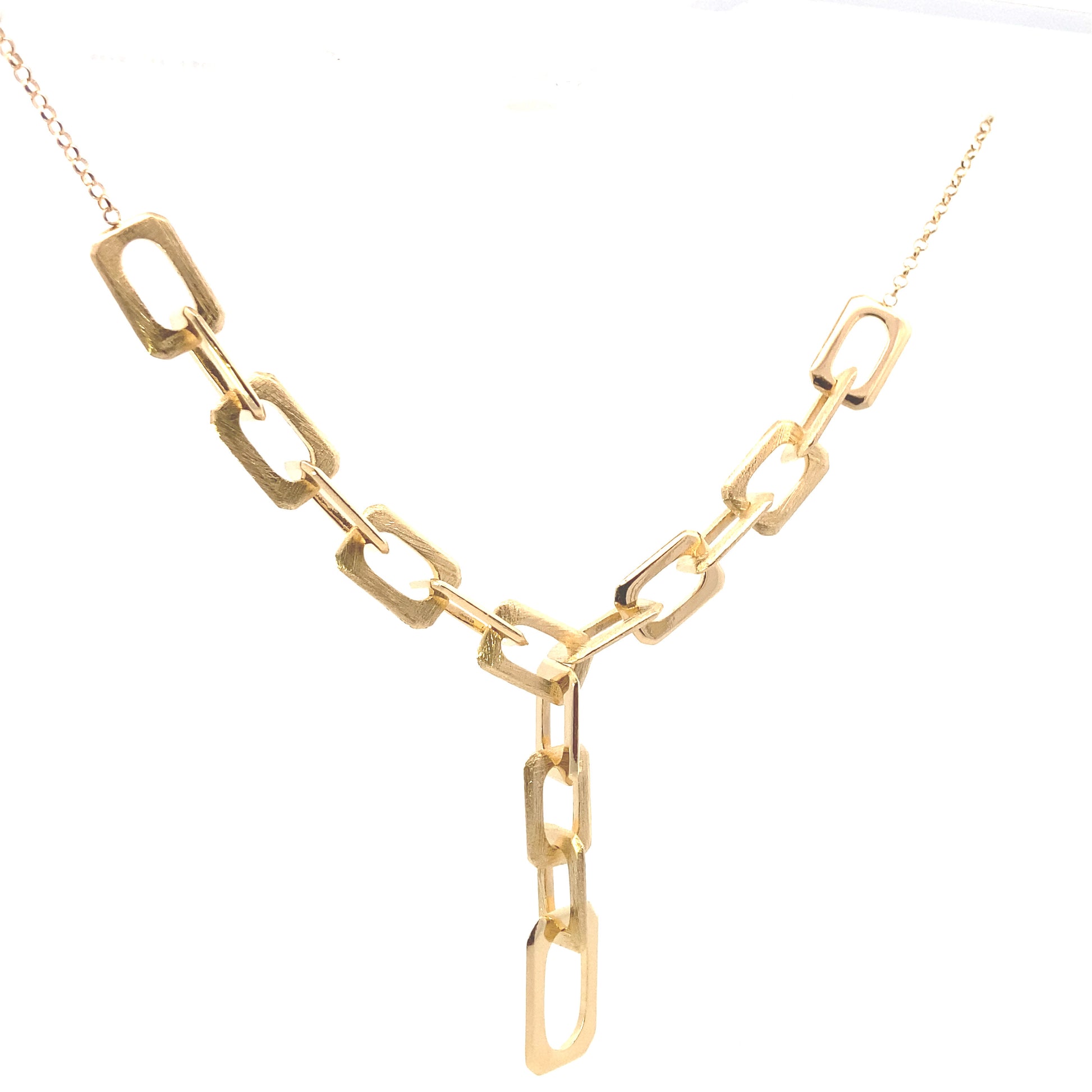 Marcello Pane Staggered Link Necklace | Marcello Pane | Luby 
