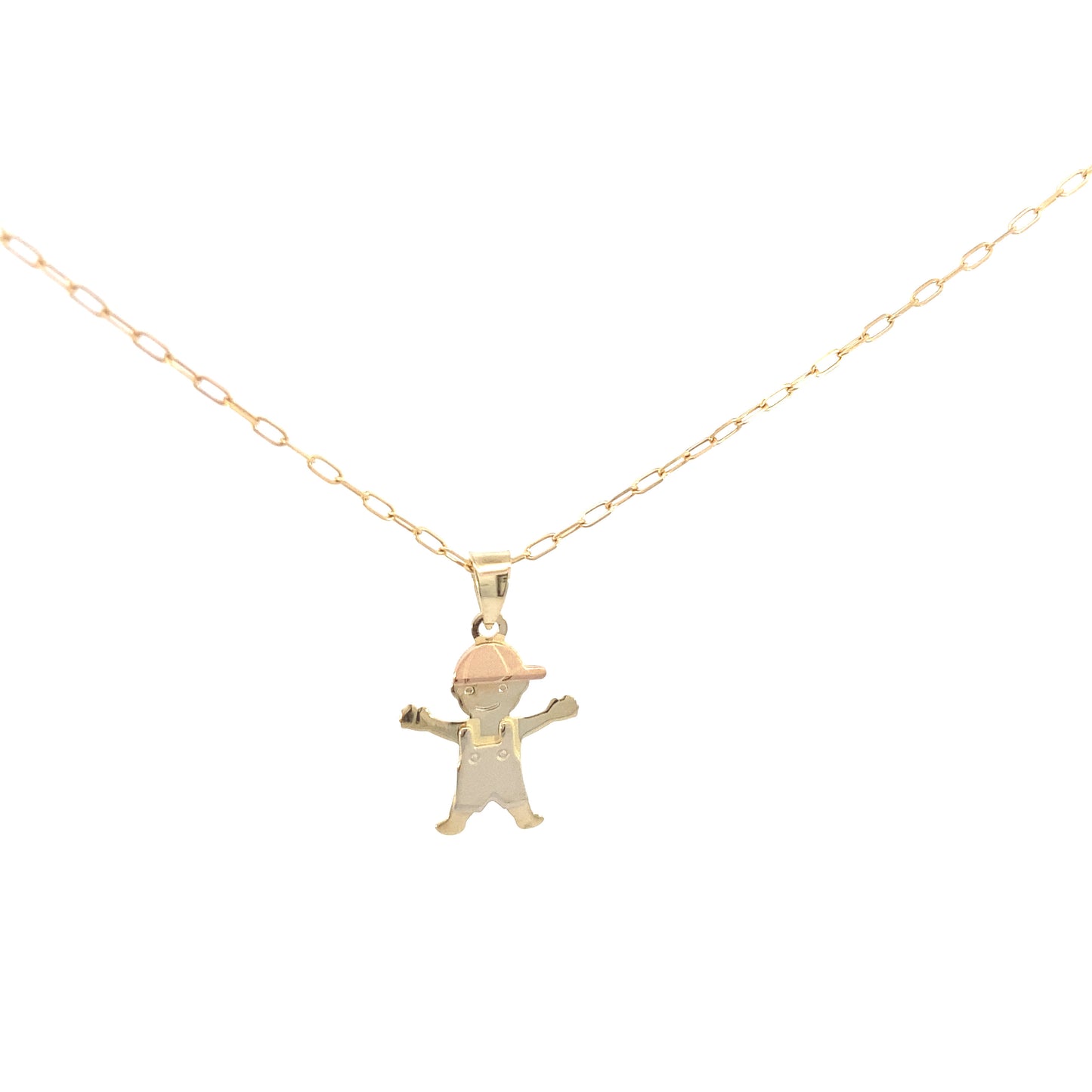 14K Gold 3/C Boy Pendant | Luby Gold Collection | Luby 