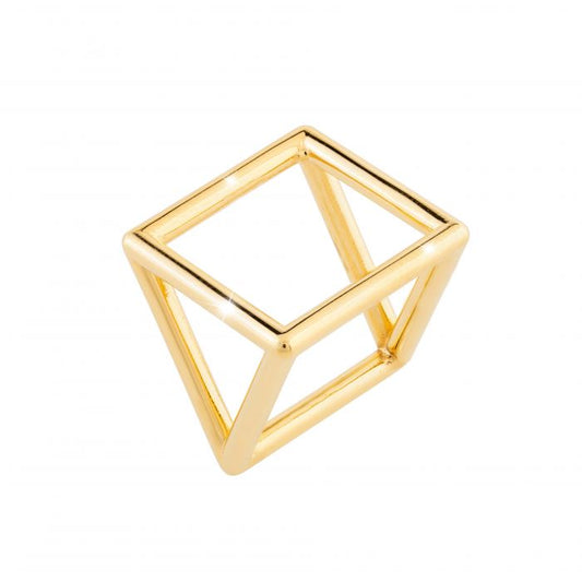 Ludie Ring with Triangular Prism | Rebecca | Luby 