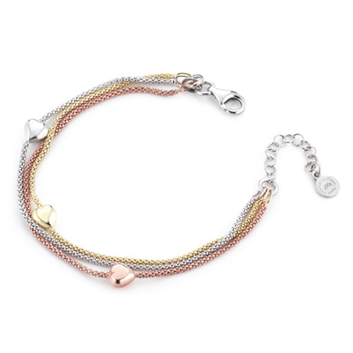 Marcello Pane 3/C Mech with Hearts Bracelet 925 | Marcello Pane | Luby 