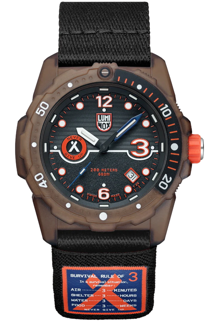 Luminox Bear Grylls Survival ECO, 42 mm, Rule of 3 | Luminox | Luby 