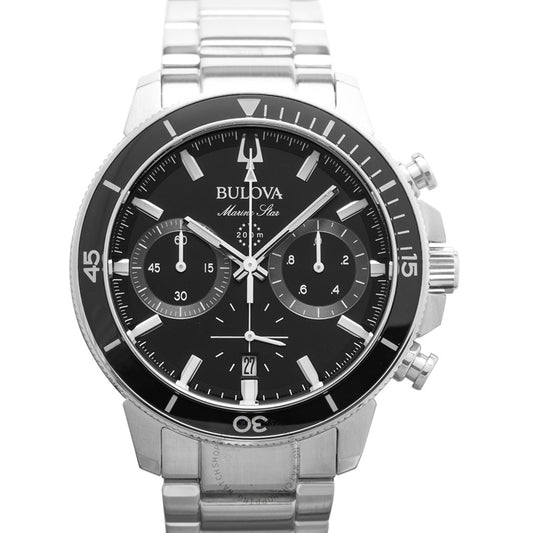96B272 Men's Marine Star Chronograph Watch | Bulova | Luby 