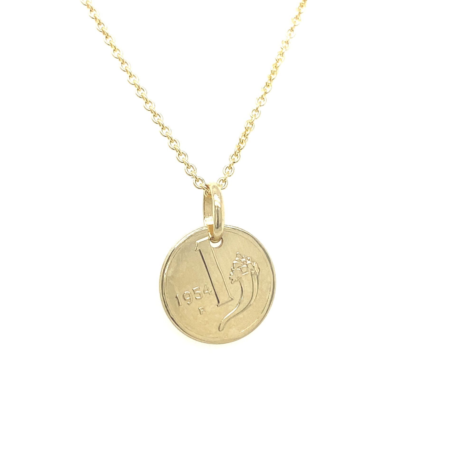 14K Gold Republica Italiana Pendant | Luby Gold Collection | Luby 