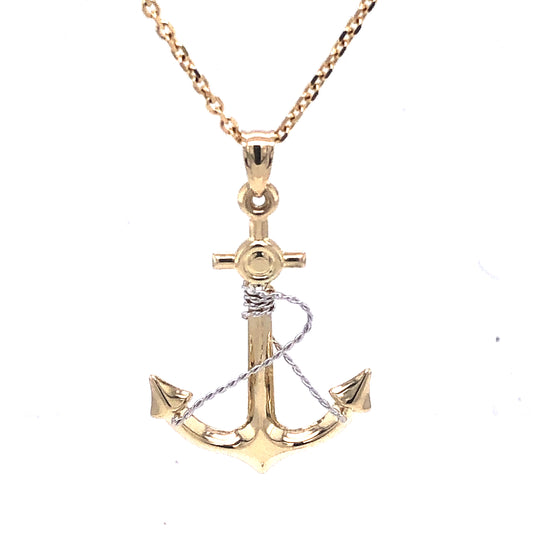 Anchor Pendant | Luby Gold Collection | Luby 