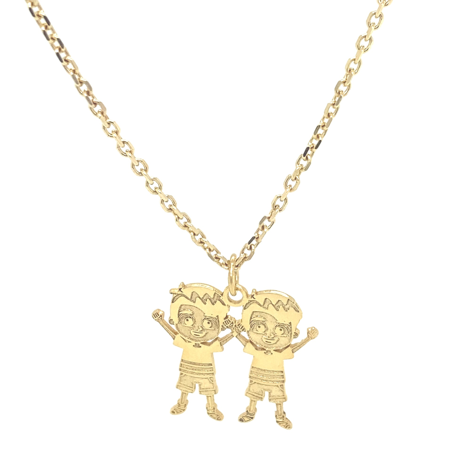 Brothers Pendant Customized | Luby Gold Collection | Luby 