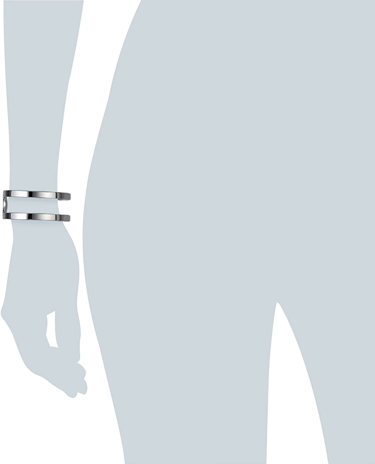 RETURN OPEN BANGLE SILVER | Calvin Klein | Luby 