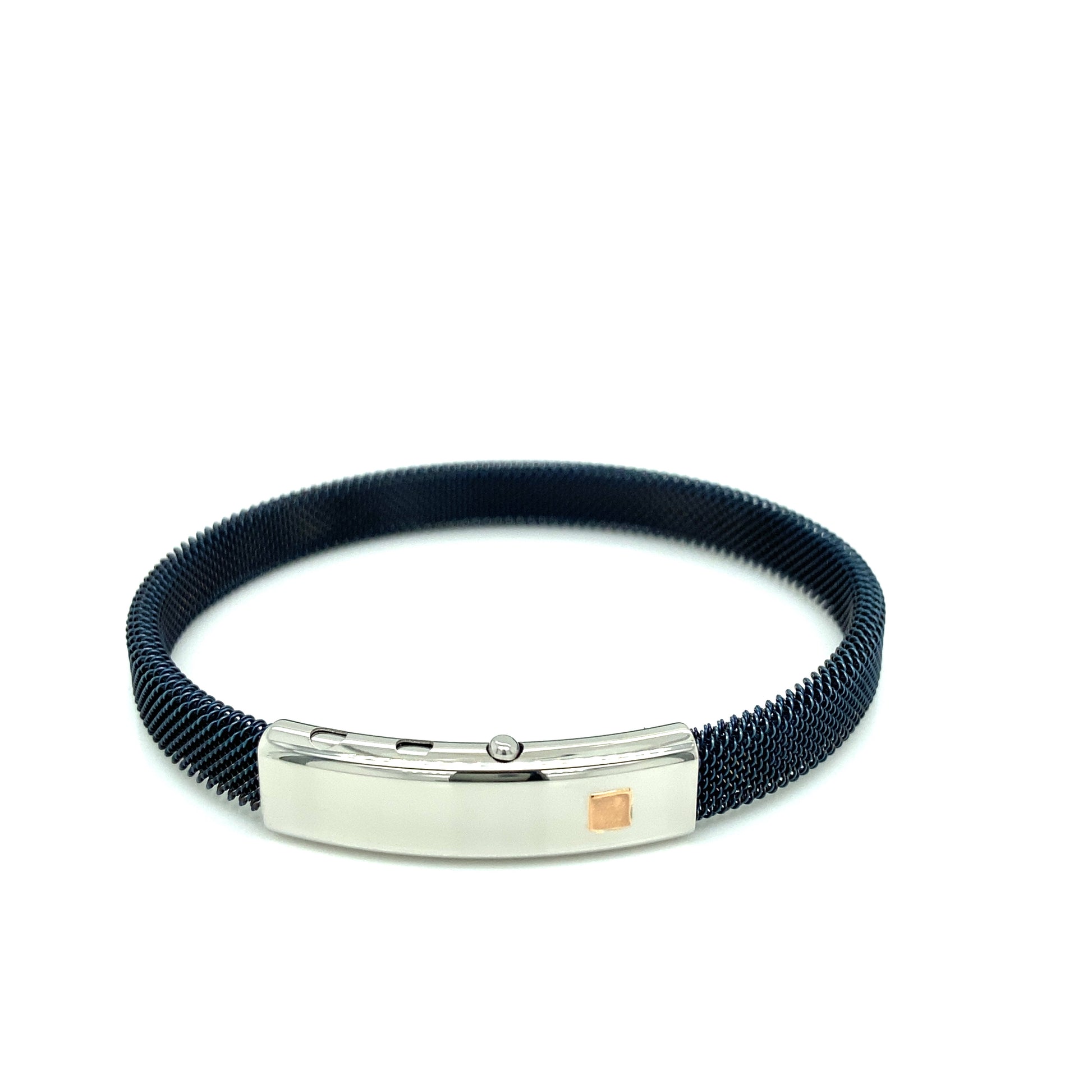 Borsari Stainless Steel Mesh Bangle | BORSARI | Luby 