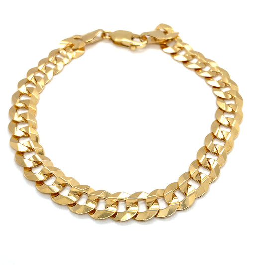 14K Gold Cuban Bracelet 7.6mm | Luby Gold Collection | Luby 