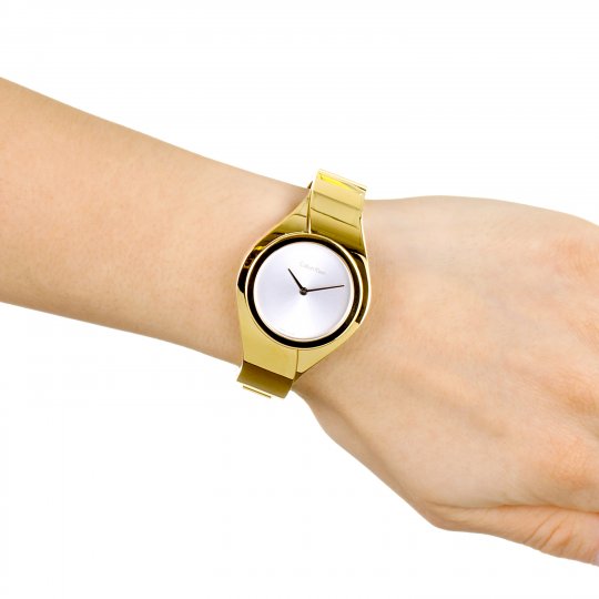 SENSES SMALL BANGLE GOLD | Calvin Klein | Luby 