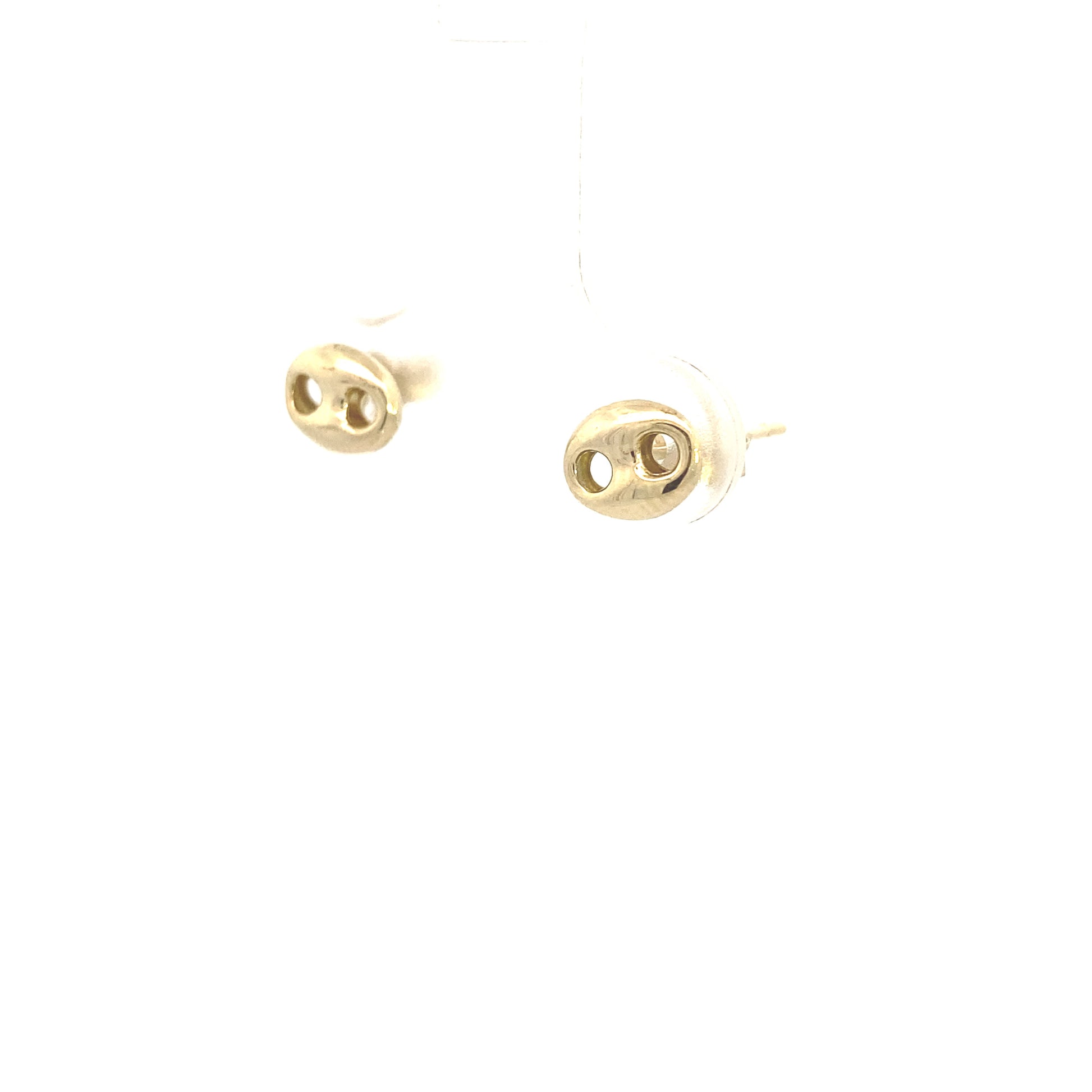 14K Gold Puff Links Studs | Luby Gold Collection | Luby 