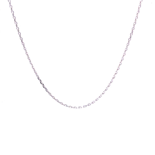 Sterling Silver Solid Chain (18") | Luby Silver Collection | Luby 