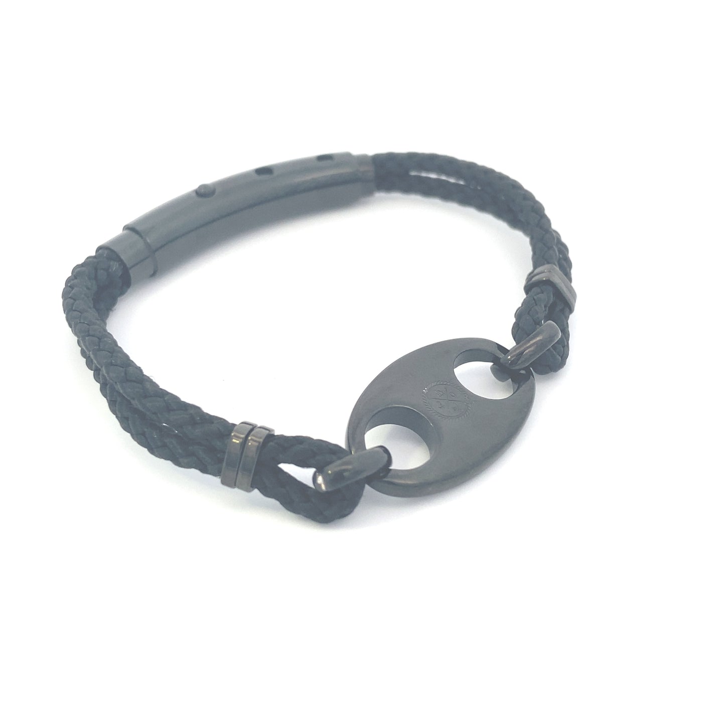 Double Cord Mariner Link Black | Seaknots | Luby 