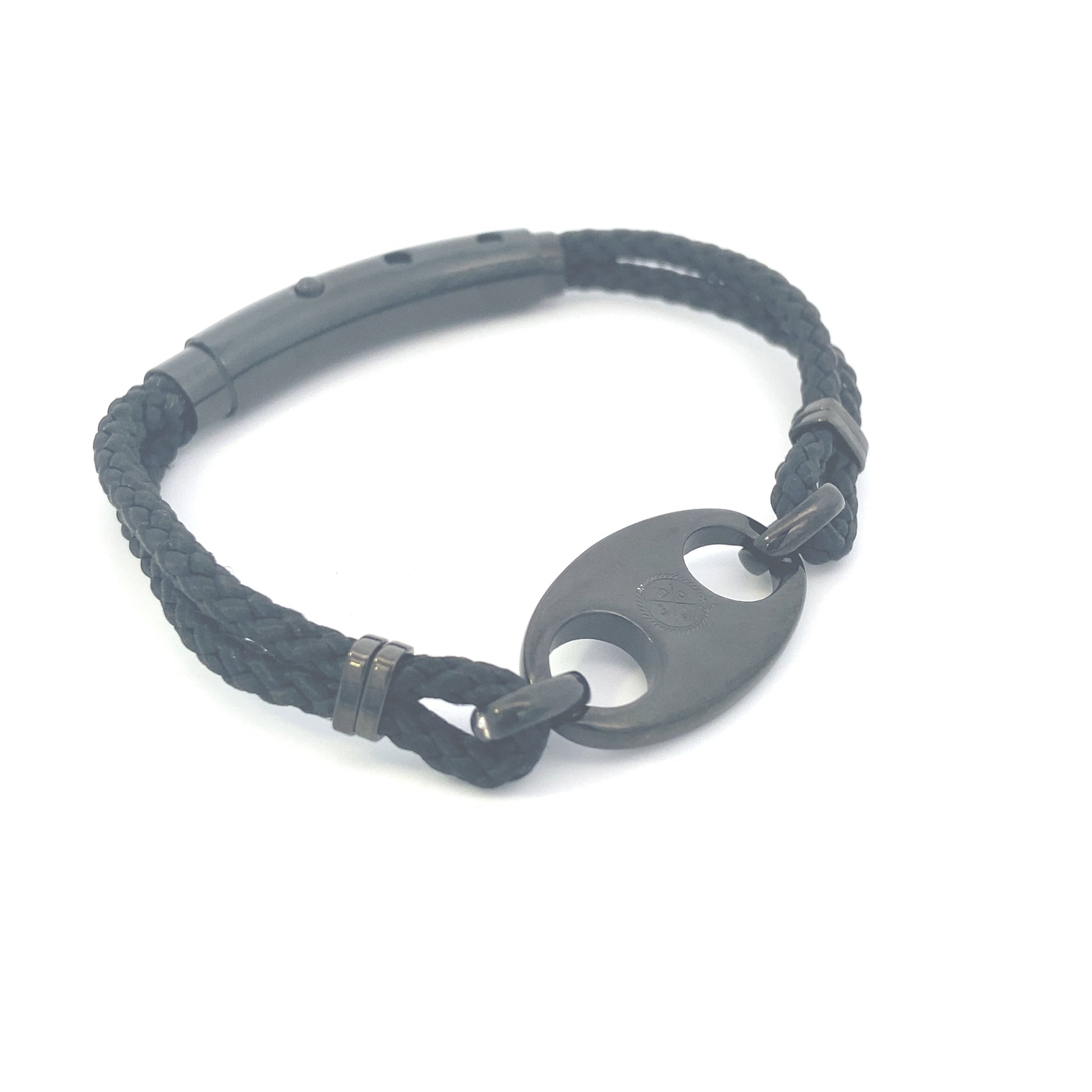 Double Cord Mariner Link Black | Seaknots | Luby 