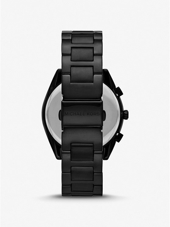 Oversized Janelle Black-Tone Watch | Michael Kors | Luby 