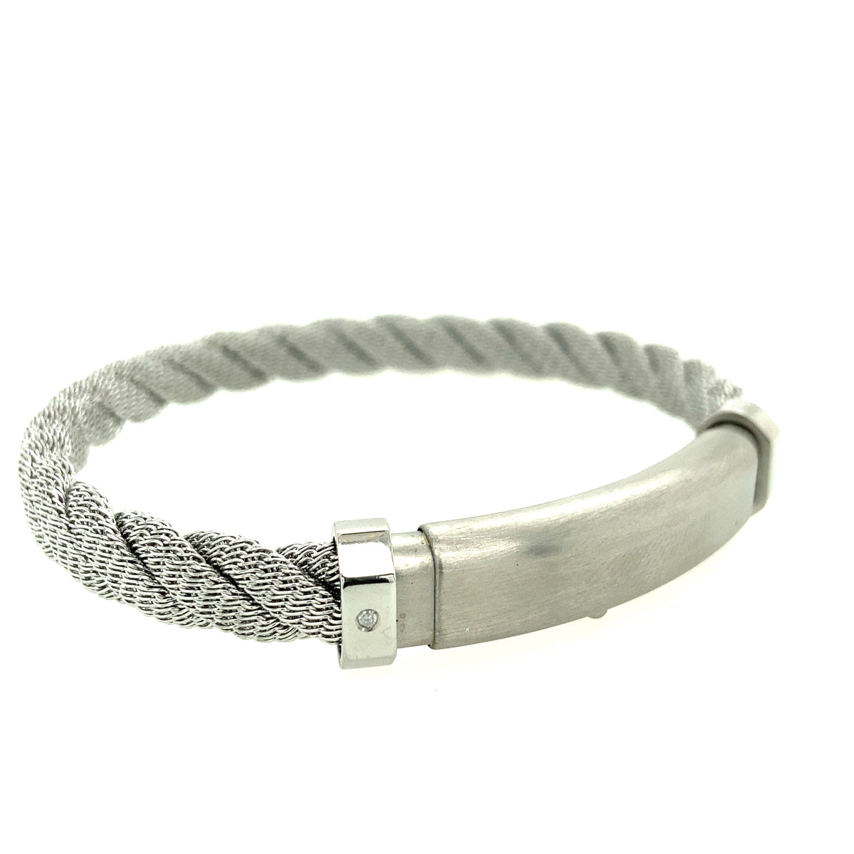 Borsari Stainless Steel Rope Bangle | BORSARI | Luby 