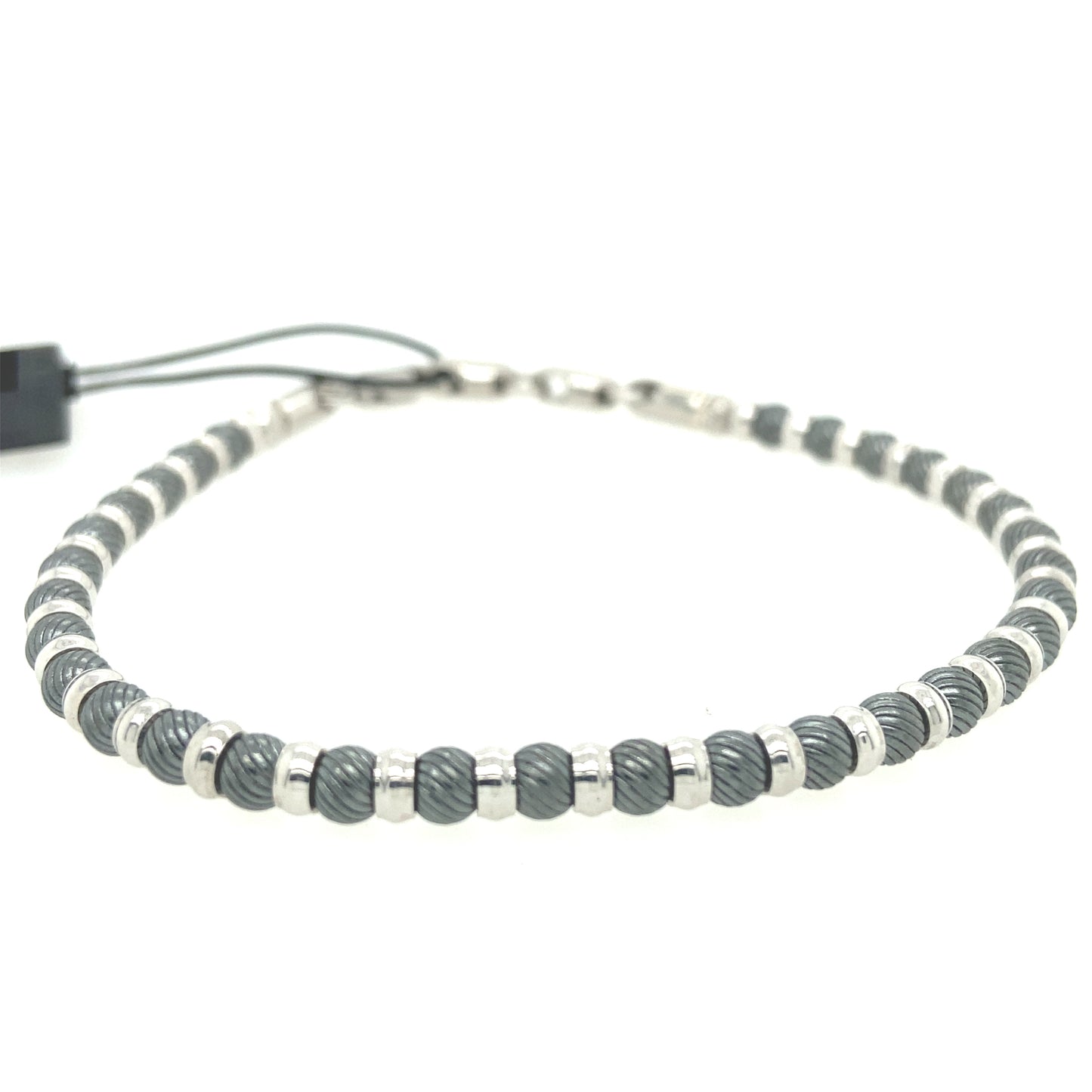 Grey and Silver Beads Bracelet | Zancan | Luby 