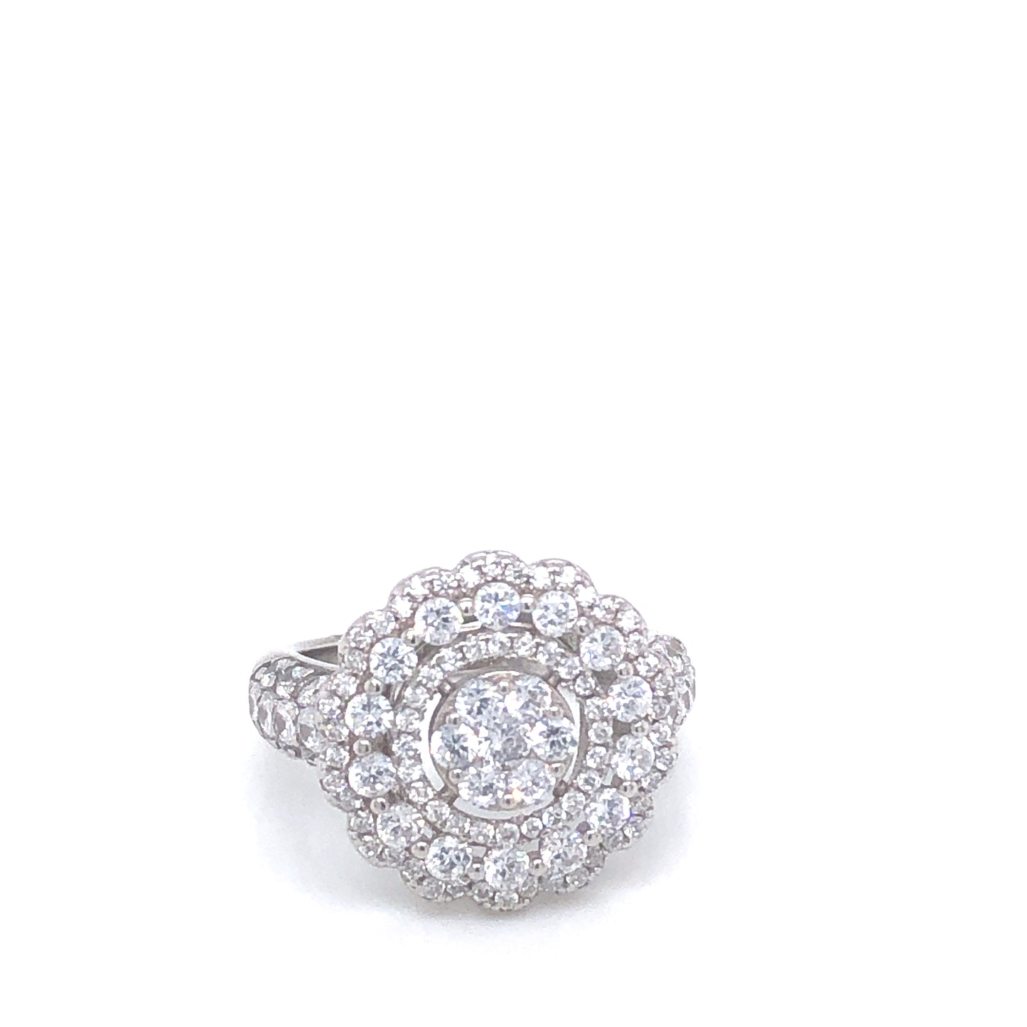 Flower-Shaped Big Ring | Luby Silver Collection | Luby 