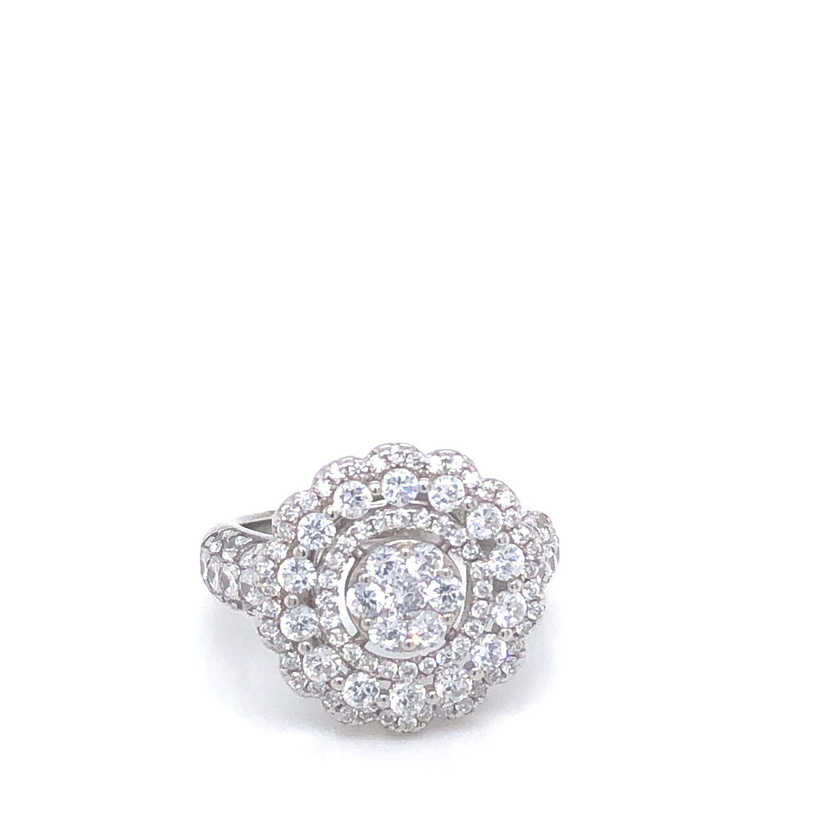 Flower-Shaped Big Ring | Luby Silver Collection | Luby 