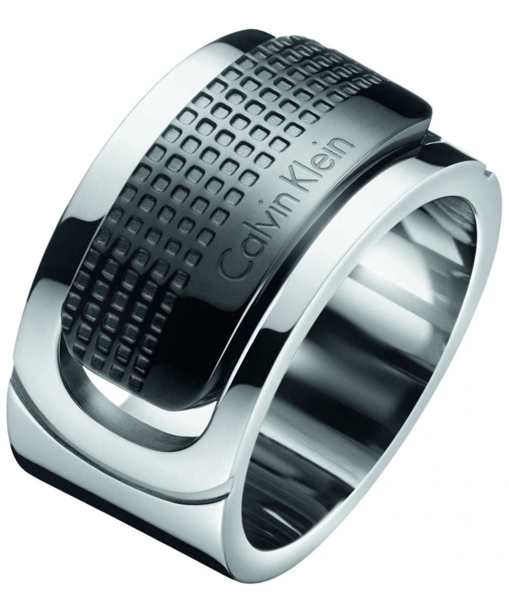 CONFIDENCE RING SILVER SIZE T/U | Calvin Klein | Luby 