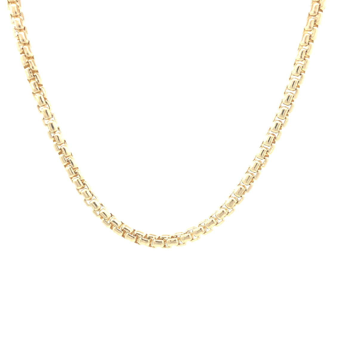 14K Gold Large Box Chain | Luby Gold Collection | Luby 