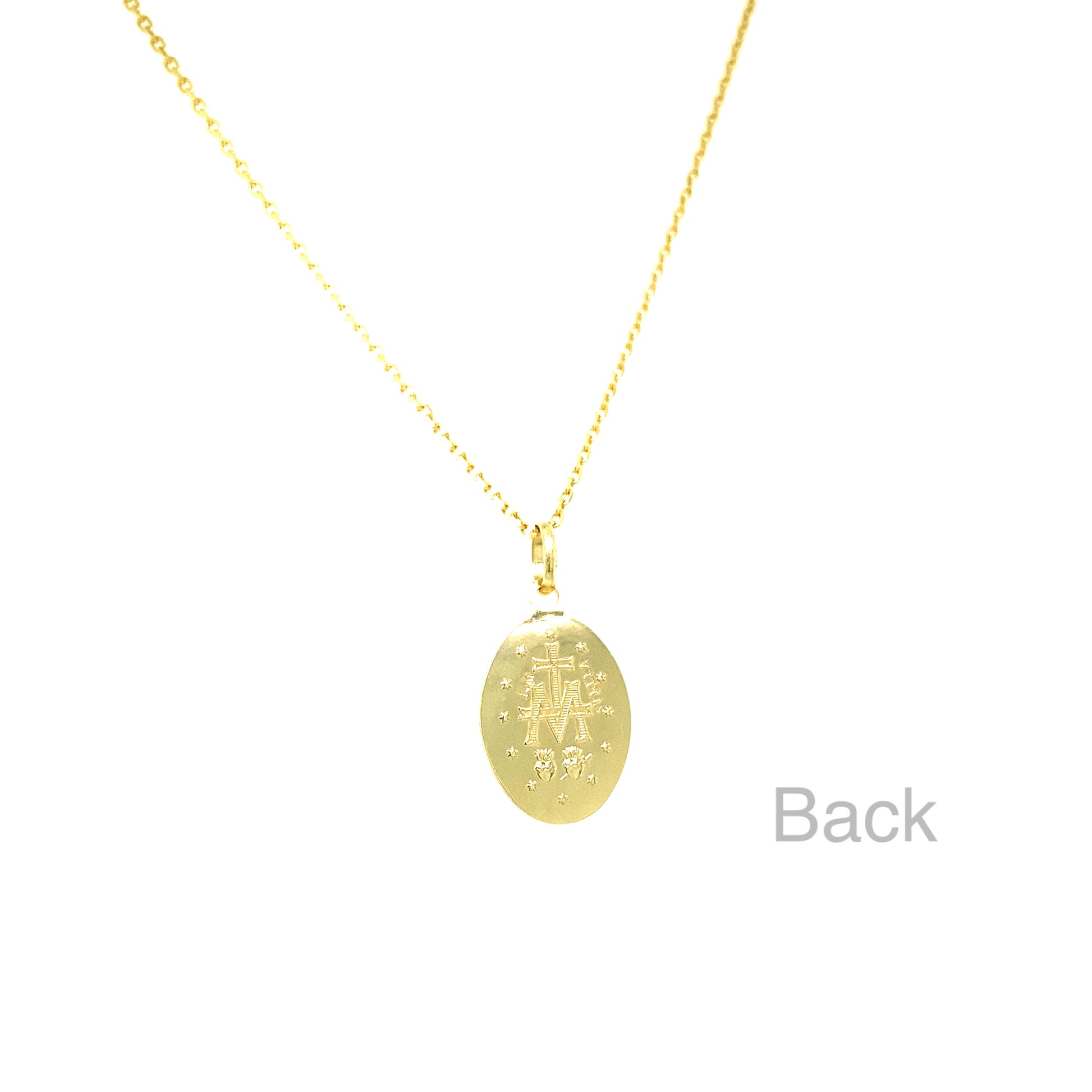 14K JESUS OVAL PENDANT | Luby Gold Collection | Luby 
