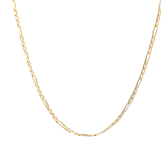 14K Gold Figaro Chain | Luby Gold Collection | Luby 