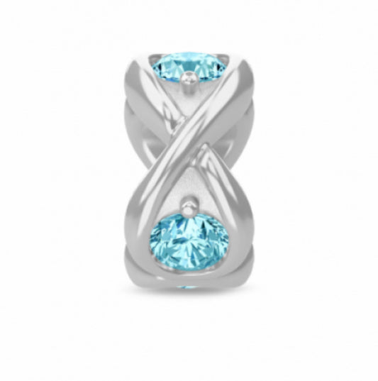 Sky Blue Infinity Ocean | Endless Jewelry | Luby 