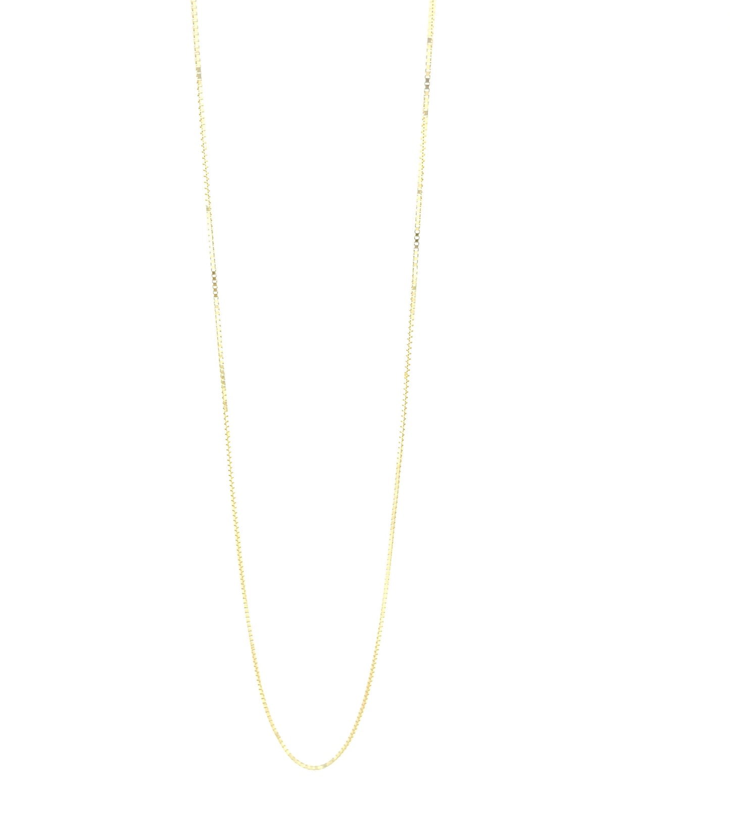 14K Box Chain 18'' | Luby Gold Collection | Luby 