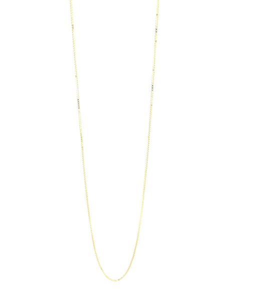 14K Box Chain 18'' | Luby Gold Collection | Luby 