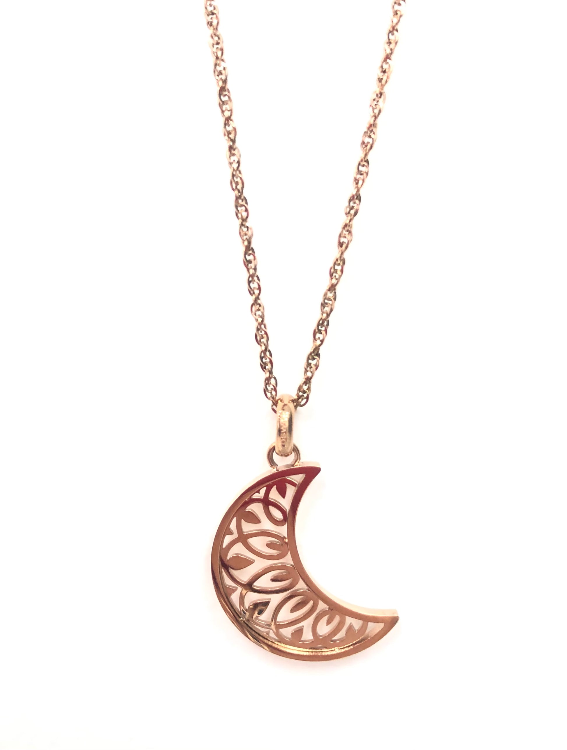 Très Jolie Moon Pendant Necklace (Rose-Gold) | Brosway Italia | Luby 