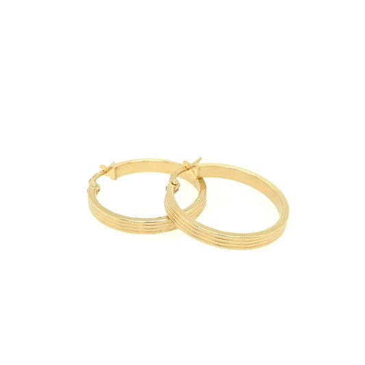 LINE HOOPS | Luby Gold Collection | Luby 