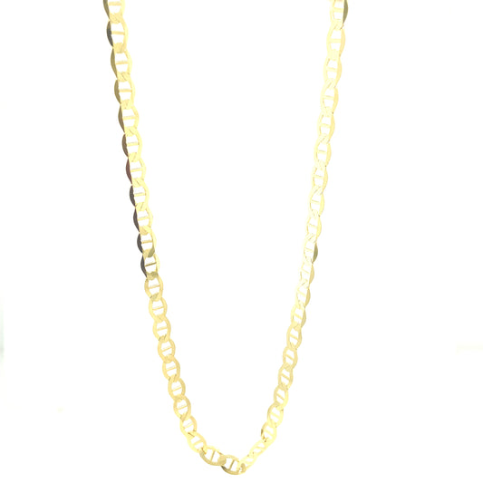 14K Flat Mariner Chain | Luby Gold Collection | Luby 