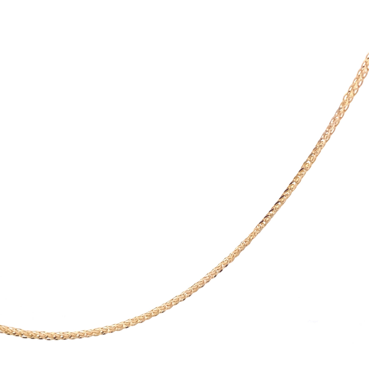 14K Gold Small Fancy Franco Chain | Luby Gold Collection | Luby 