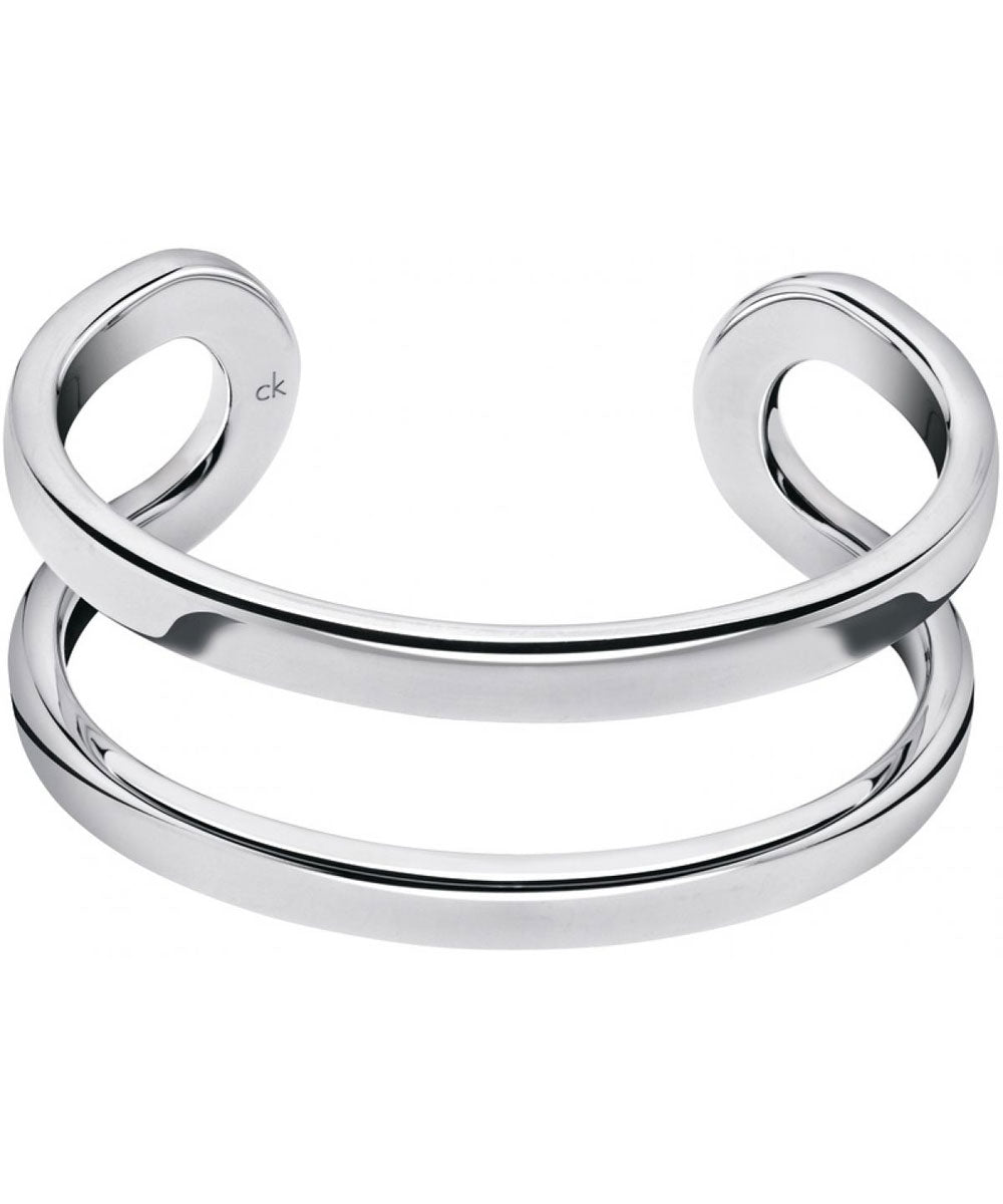RETURN OPEN BANGLE SILVER | Calvin Klein | Luby 