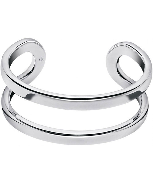 RETURN OPEN BANGLE SILVER | Calvin Klein | Luby 